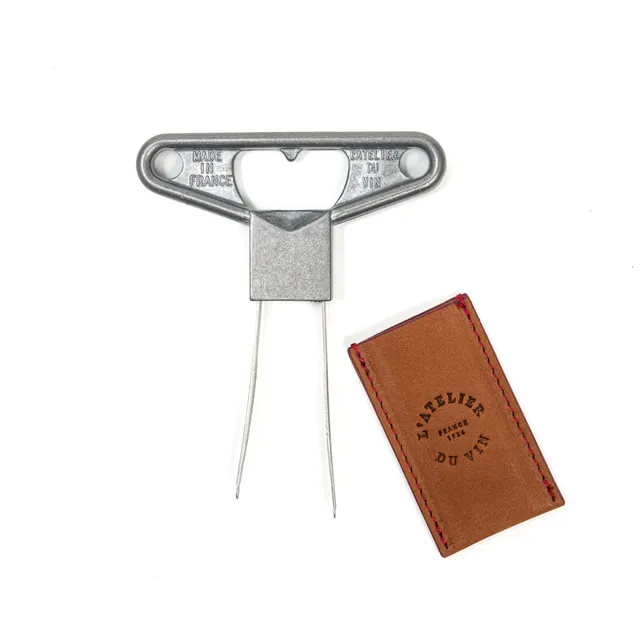 l-atelier-du-vin-bilame-craft-tire-bouchon-made-in-france-tui-cuir image 1