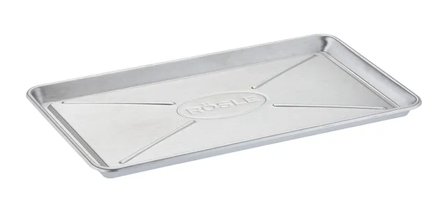 r-sle-plat-universel-inox-18-10-36-x-20-cm-barquette-marinade-et-gouttoir-barbec image 1