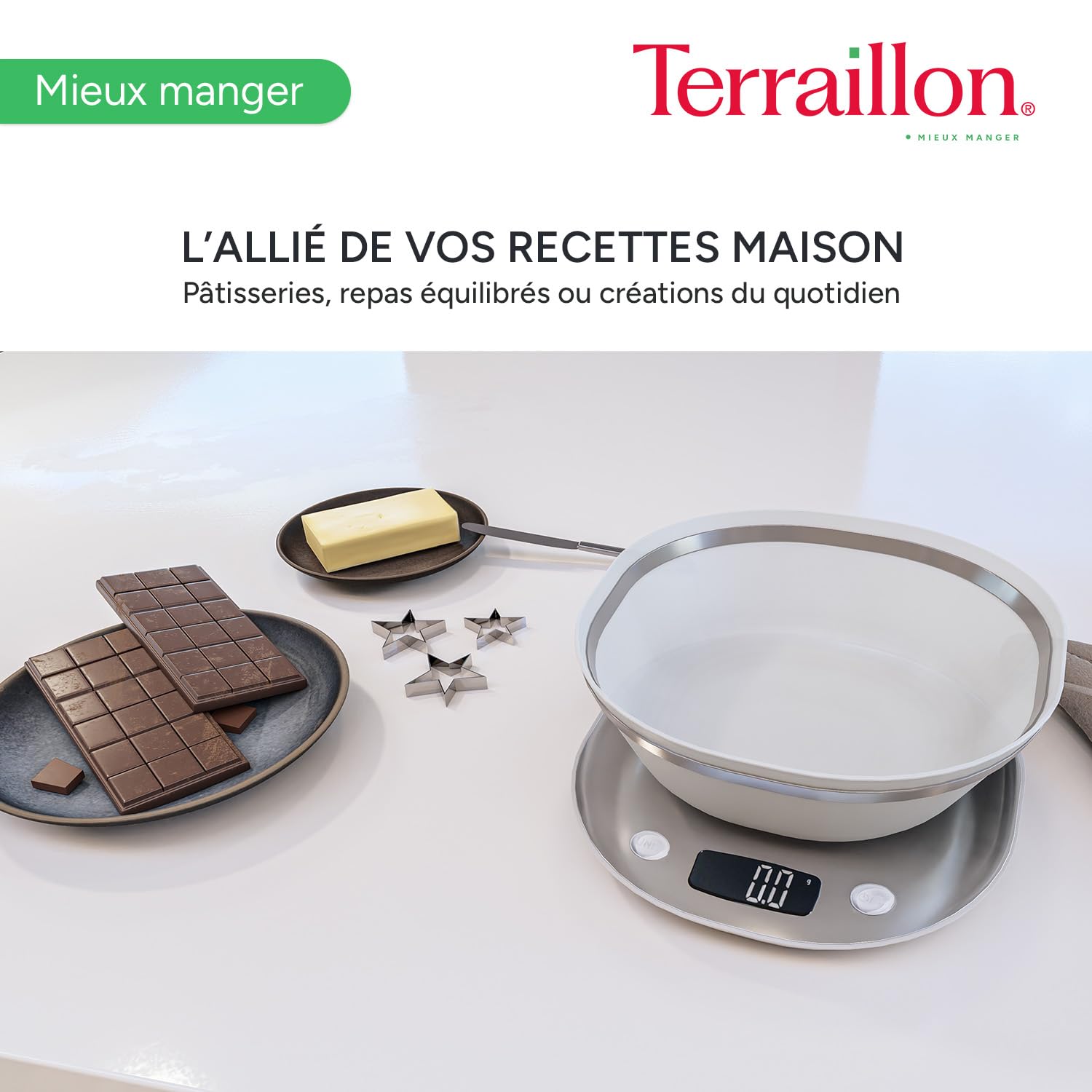 terraillon-macaron-glac-e-bol-balance-cuisine-inox-5-kg image 5