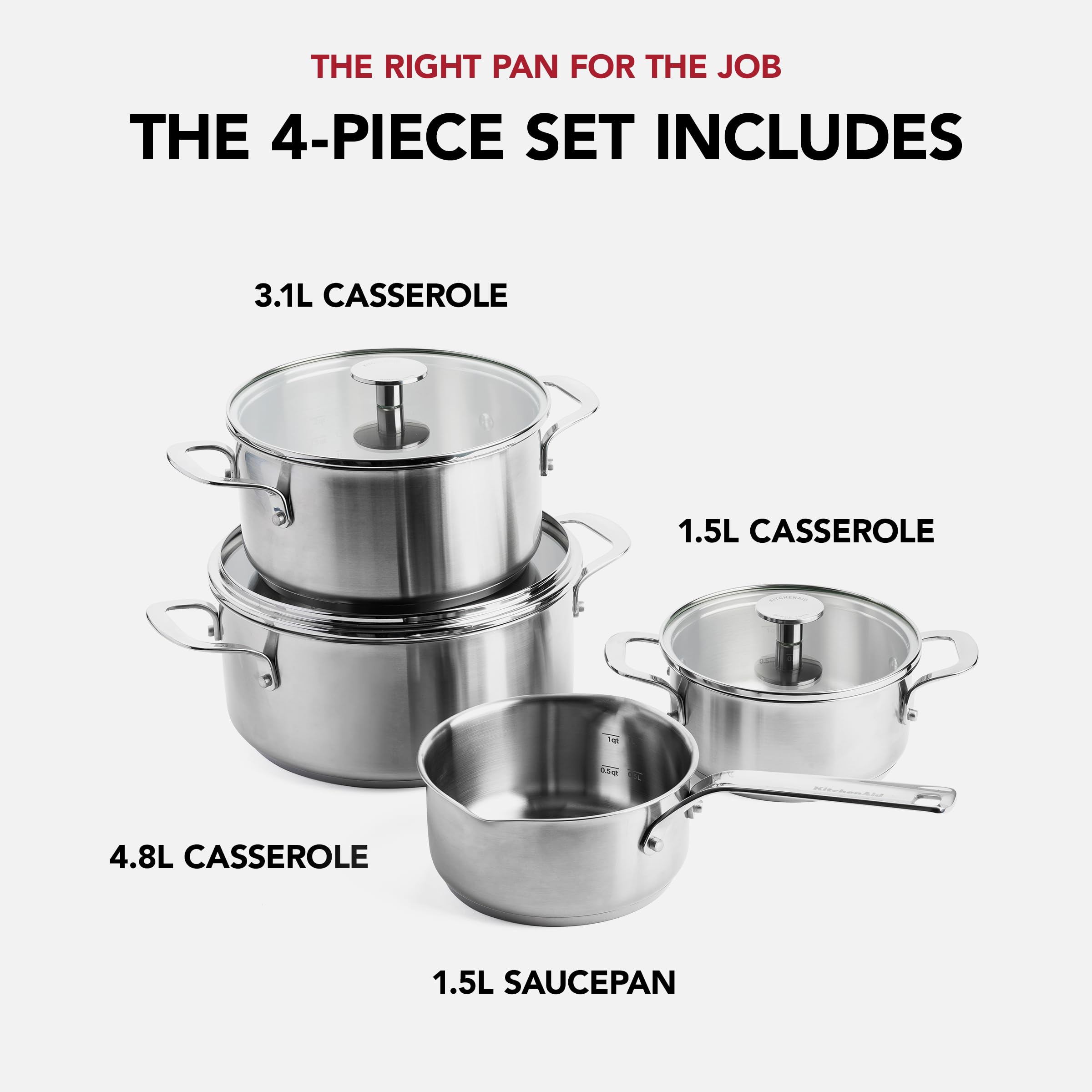kitchenaid-stainless-steel-batterie-de-cuisine-7-pi-ces-inox-antiadh-sive-argent image 2