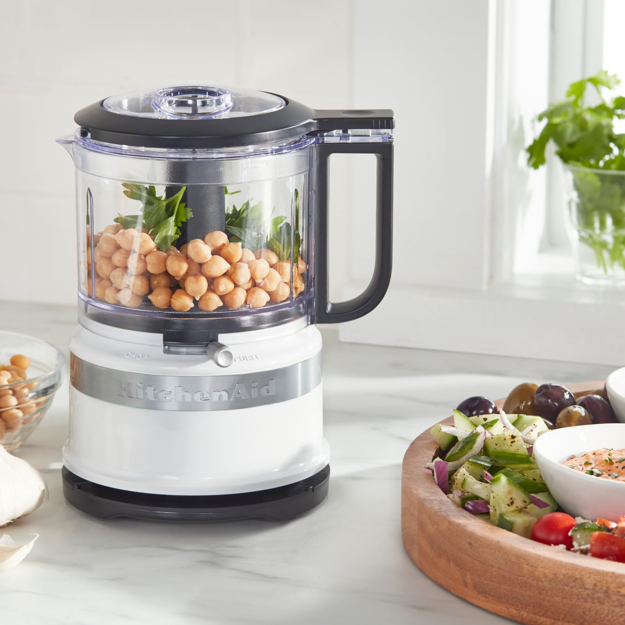kitchenaid-mini-robot-cuisine-830-ml-blanc-2-vitesses-pulse image 5