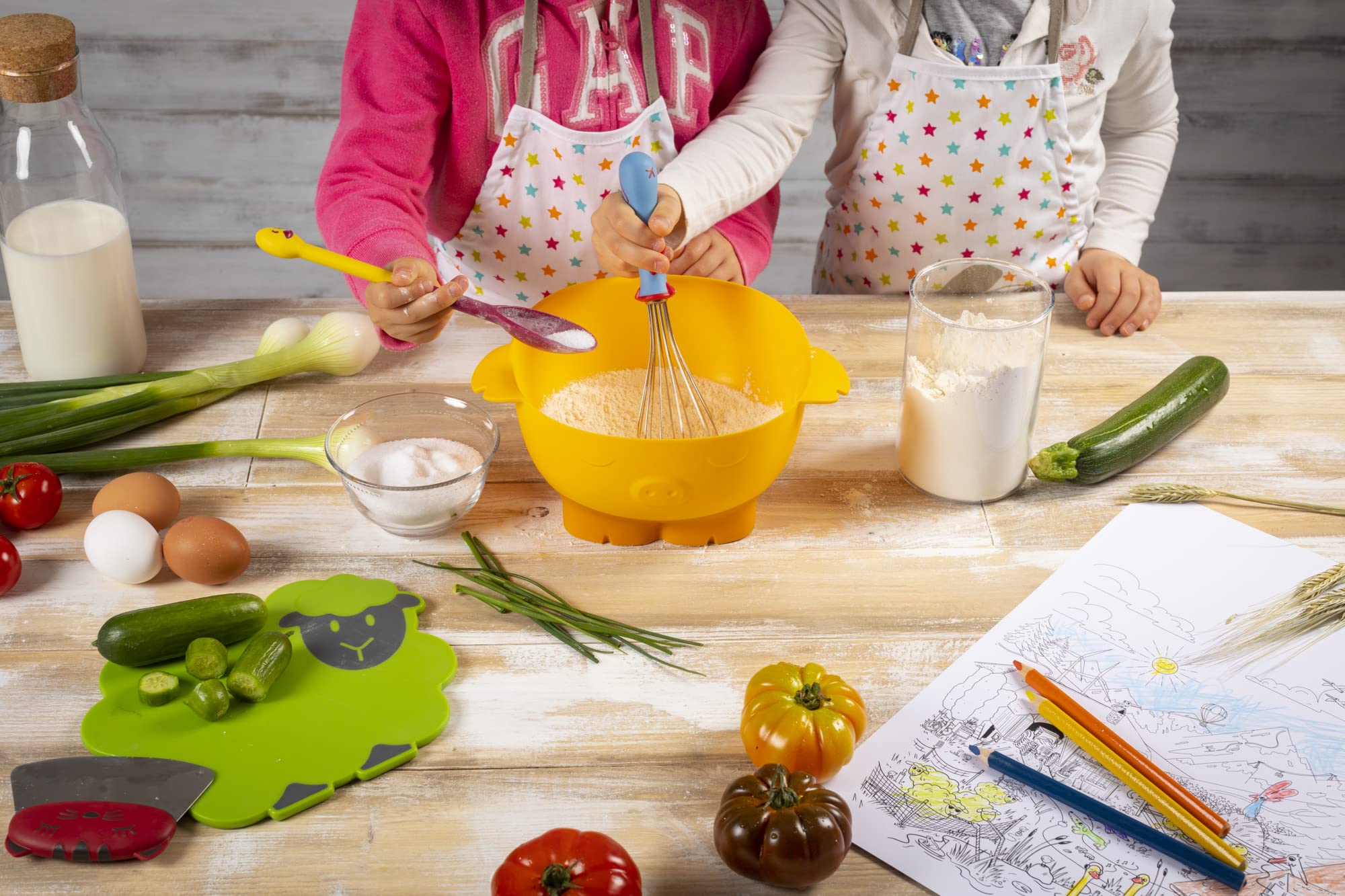 kuhn-rikon-kinderkitchen-planche-d-couper-mouton-verte-enfant image 6