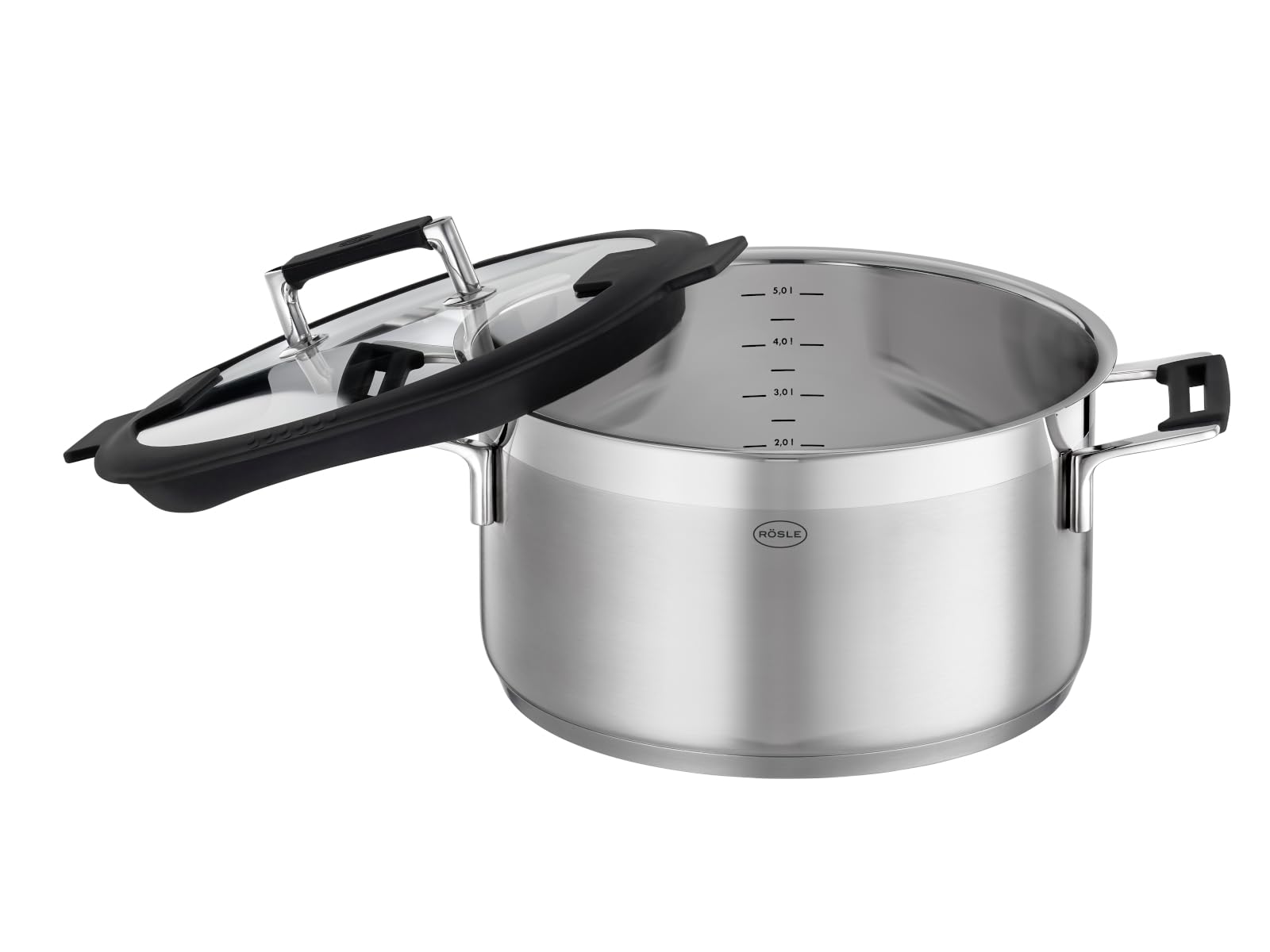 r-sle-silence-pro-faitout-inox-18-10-verre-20-cm-3-5-l image 2
