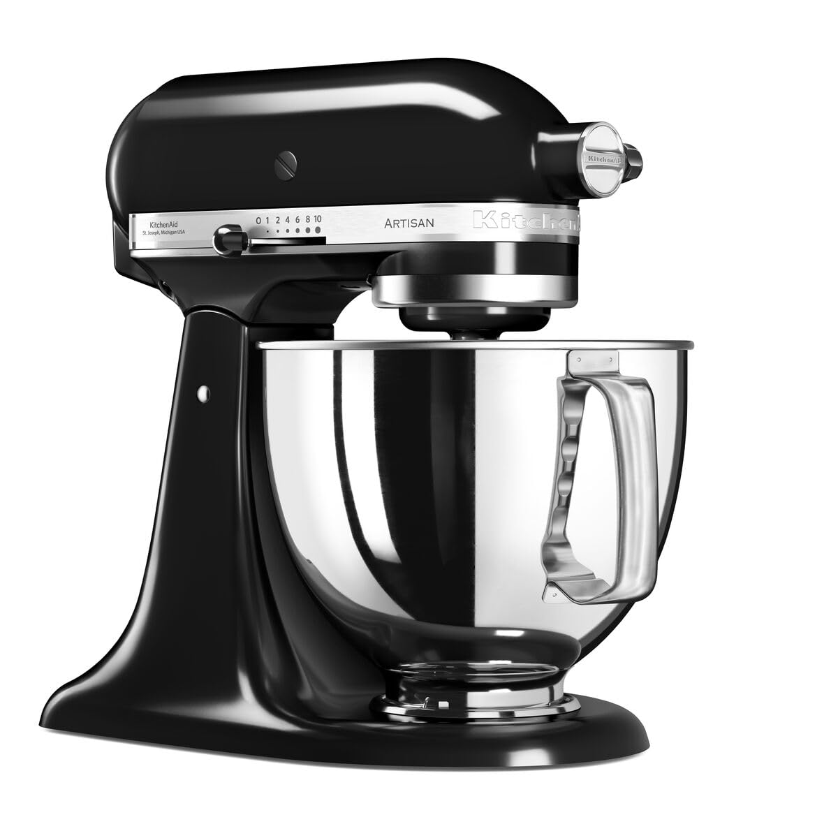 kitchenaid-artisan-5ksm125-robot-p-tissier-4-8-l-noir-onyx image 2