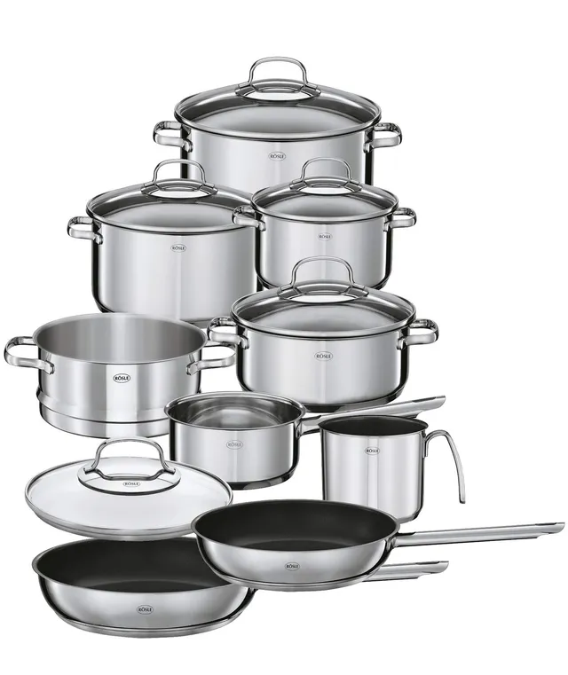r-sle-elegance-batterie-cuisine-inox-18-10-9-pi-ces-induction image 1