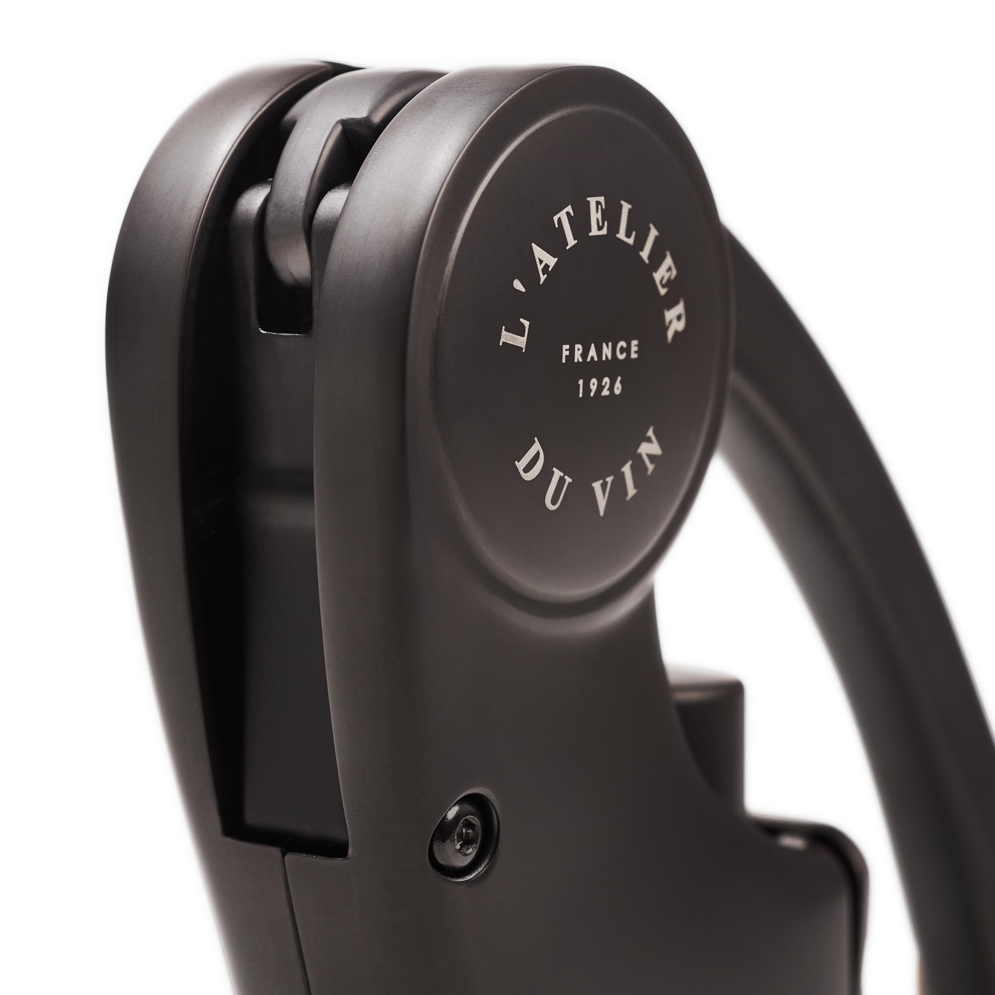 l-atelier-du-vin-oeno-motion-wood-black-tire-bouchon-levier-vertical image 2