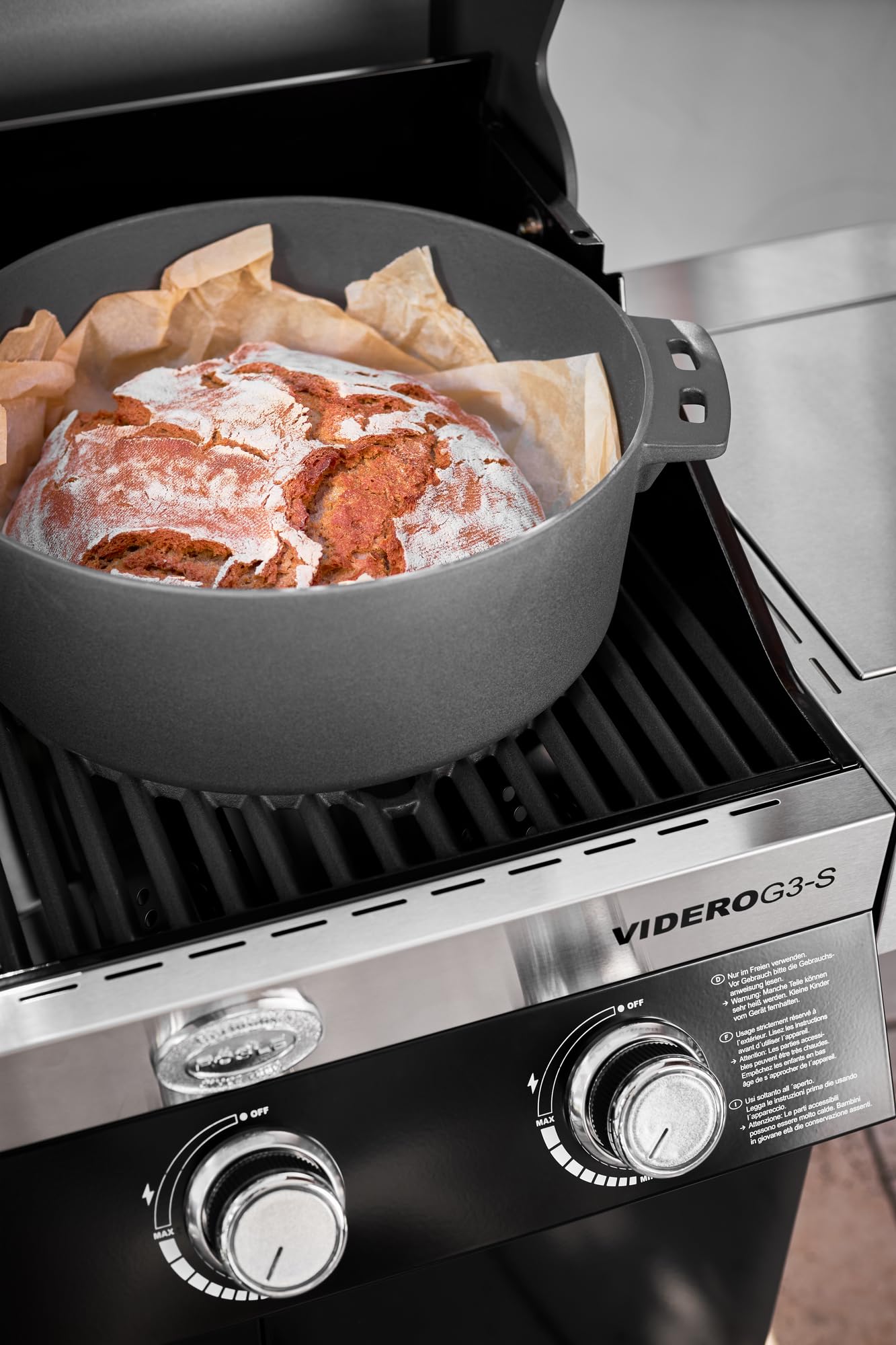 r-sle-vario-dutch-oven-cocotte-fonte-maill-e-5-5-l-noir-couvercle-po-le image 4