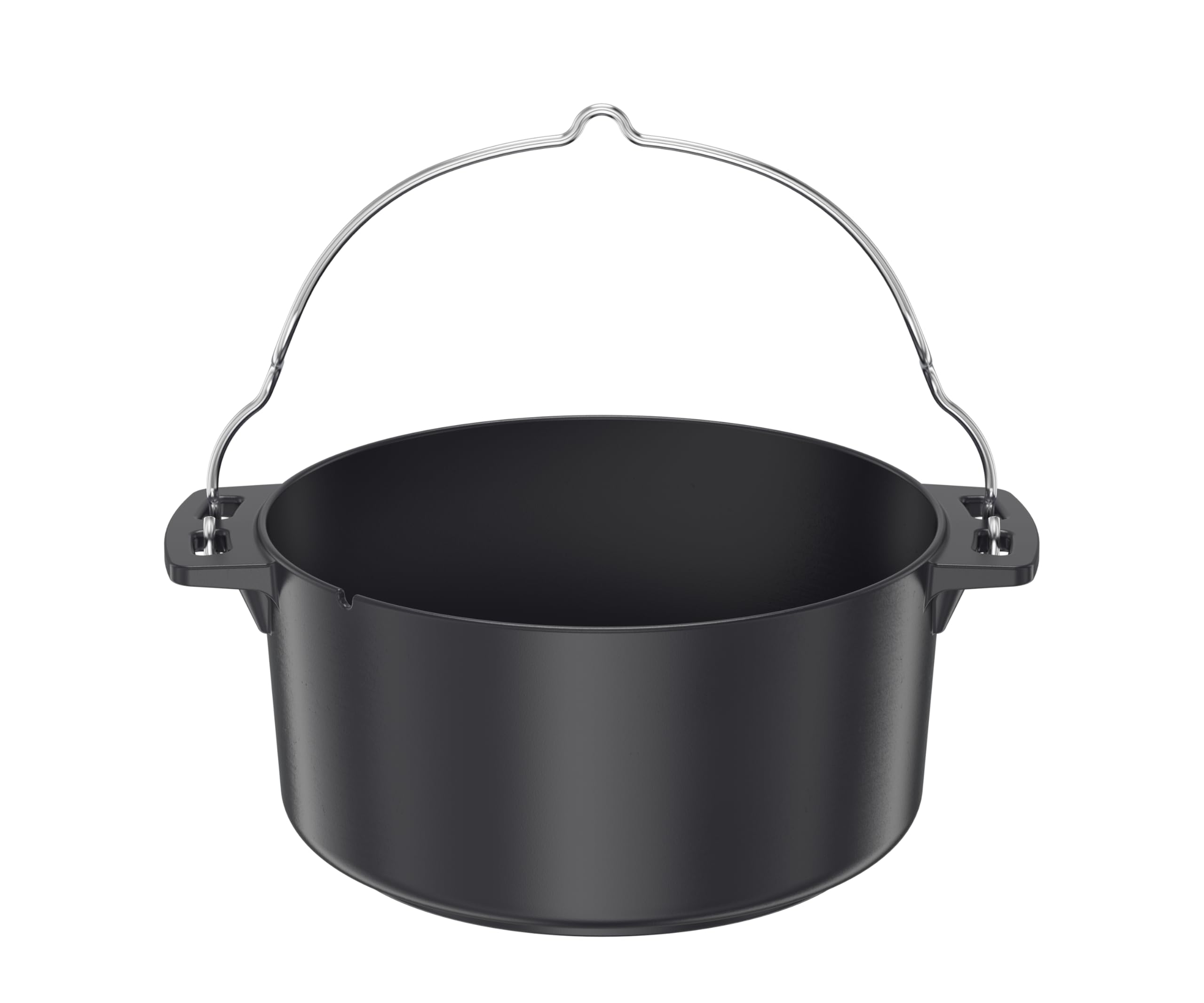 r-sle-vario-dutch-oven-cocotte-fonte-maill-e-5-5-l-noir-couvercle-po-le image 2