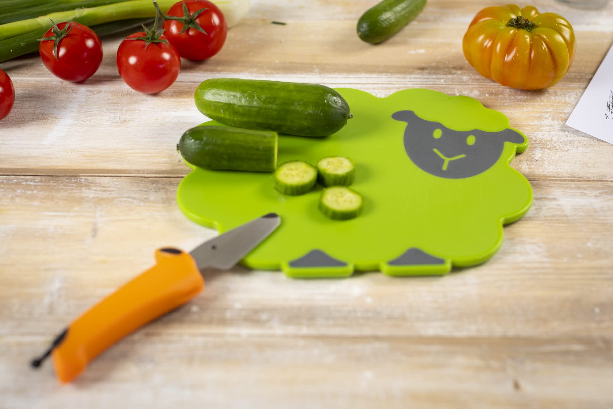 kuhn-rikon-kinderkitchen-planche-d-couper-mouton-verte-enfant image 5